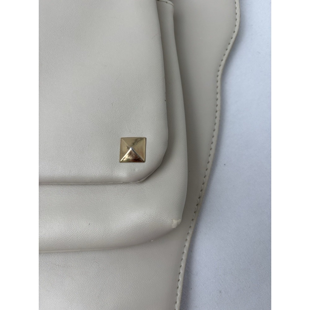 White Cat Shaped Shoulder Purse Gold removable Chain Snap Closure Kidcore Y2K - Picture 6 of 12